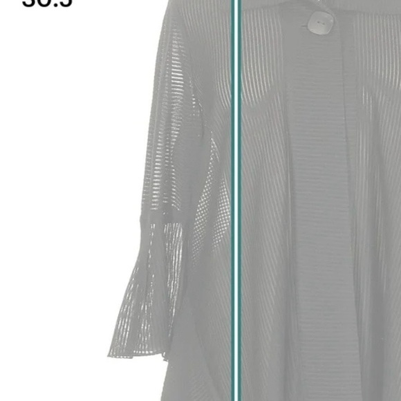 One Button Asymmetrical Cardigan | EUC - Picture 2 of 6